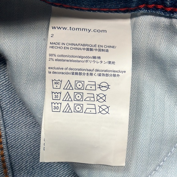 TOMMY HILFIGER Jean Skirt size 2 - Picture 6 of 7